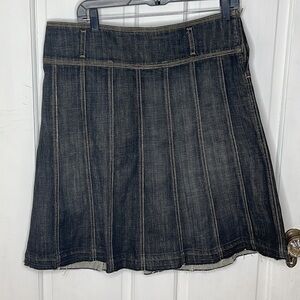 7 For All Mankind•Raw Edge•Denim Skirt